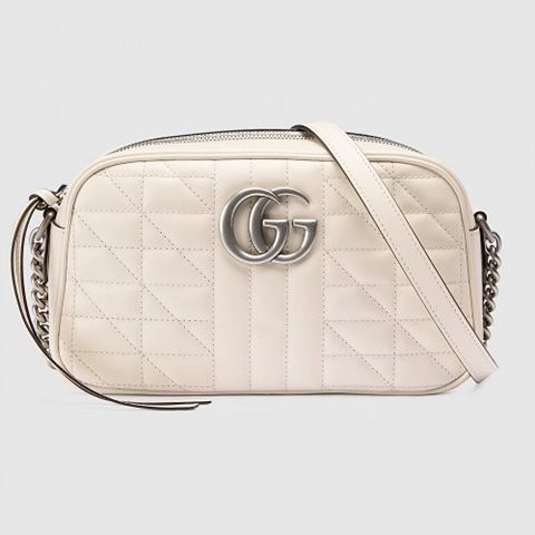 [Premium] GUCCI 구찌 [GG 마몽] 스몰 숄더백 화이트 447632 UM8BN 9022
