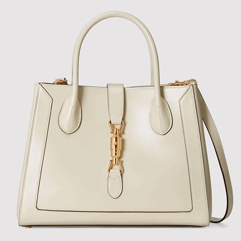 [Premium] GUCCI 구찌 [재키 1961] 미디엄 토트백 white 649016 0YK0G 9022