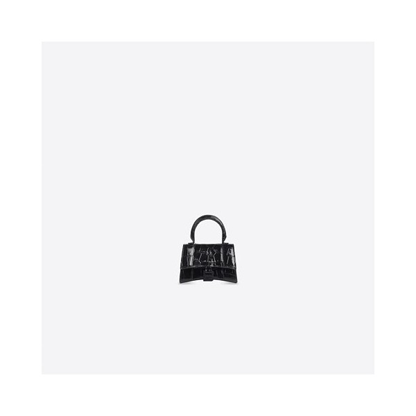 [Premium] BALENCIAGA 발렌시아가 HOURGLASS 미니 탑 핸들백 black 6373721LR671000-레플리카 사이트 쇼핑몰 RSMALL