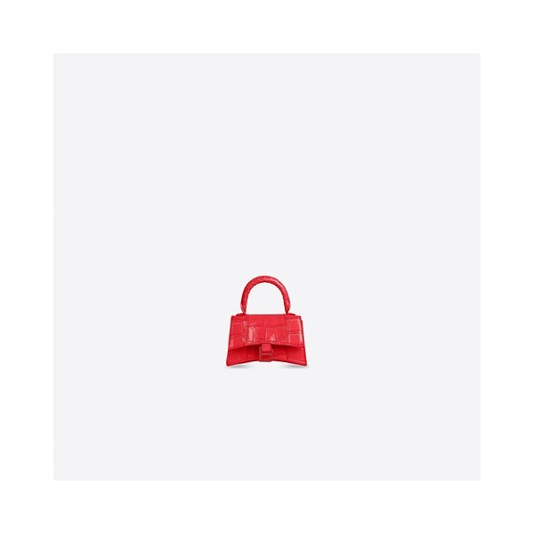 [Premium] BALENCIAGA 발렌시아가 HOURGLASS 미니 탑 핸들백 red 6373721U6AK6406-레플리카 사이트 쇼핑몰 RSMALL