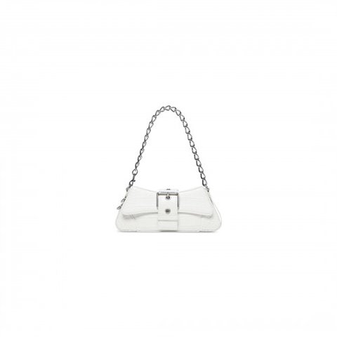 [Premium] BALENCIAGA 발렌시아가 스트랩 LINDSAY 스몰 숄더백 화이트 701141210C99001
