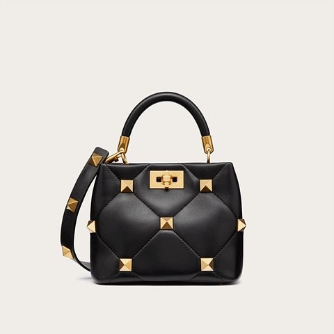[Premium] VALENTINO 발렌티노 나파 가죽 ROMAN STUD THE HANDLE BAG 탑 핸들 백 5color WW2B0I97BSF0NO