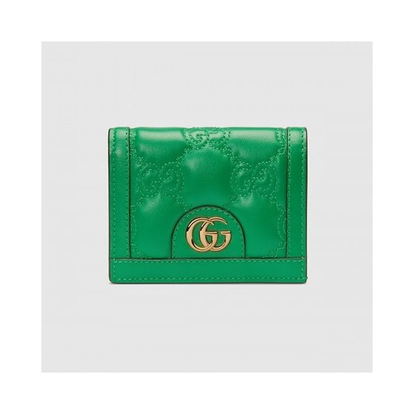 [Premium] GUCCI 구찌 GG 마틀라세 카드 케이스 지갑 그린 ‎723786 UM8IG 3219-레플리카 사이트 쇼핑몰 RSMALL