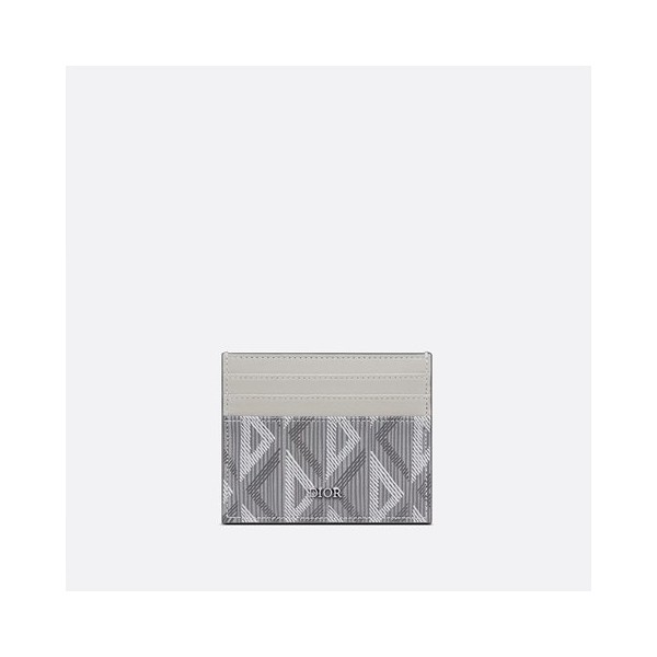 디올 Dior 그레이 CD Diamond 캔버스 카드 지갑 2ESCH135DCO_H42E-레플리카 사이트 쇼핑몰 RSMALL