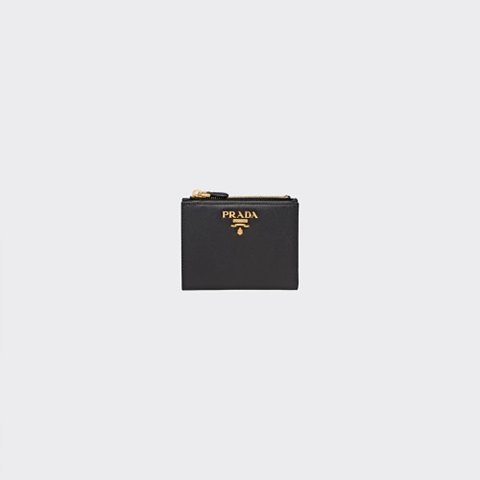 프라다 사피아노 메탈 로고 반지갑 1ML023_QWA_F0002