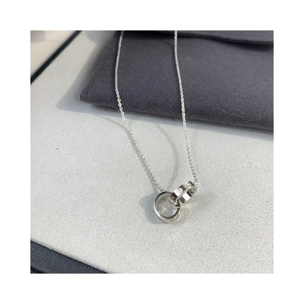 까르띠에 더블 러브링 목걸이-레플리카 사이트 쇼핑몰 RSMALL