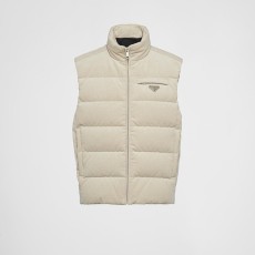 프라다 코듀로이 크롭 다운 베스트 S-XXL