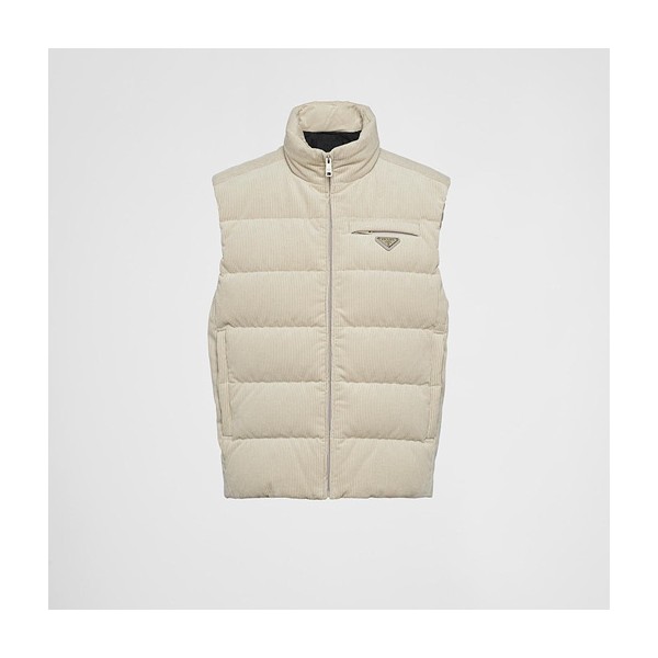 프라다 코듀로이 크롭 다운 베스트 S-XXL-레플리카 사이트 쇼핑몰 RSMALL