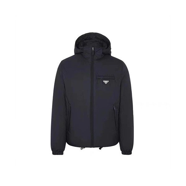 프라다 삼각로고 리나일론 후드 패딩 자켓 S-XL-레플리카 사이트 쇼핑몰 RSMALL