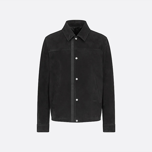 디올 스웨이드 오버셔츠 자켓 블랙 S-XL