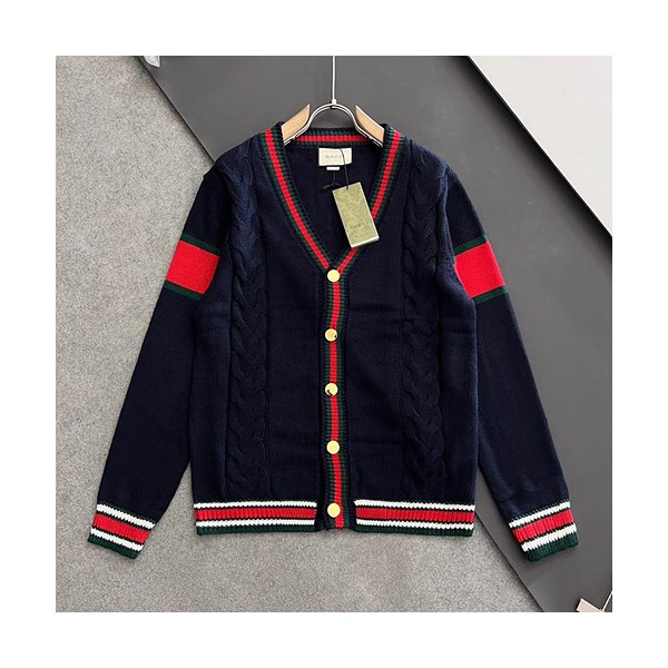 구찌 레드 앤 그린 웨빙 최고급 니트 가디건 S-XXL-레플리카 사이트 쇼핑몰 RSMALL
